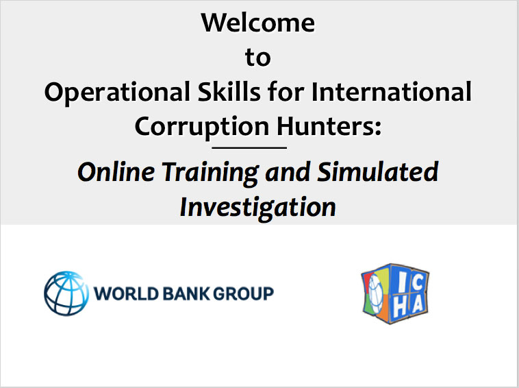 Operational Skills for International Corruption Hunters